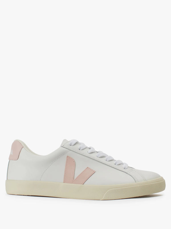 Esplar Logo Leather Extra White Petale Trainers