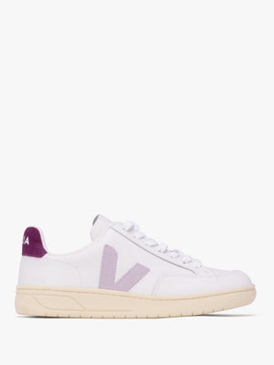 V-12 Leather Extra White Parma Magenta Trainers