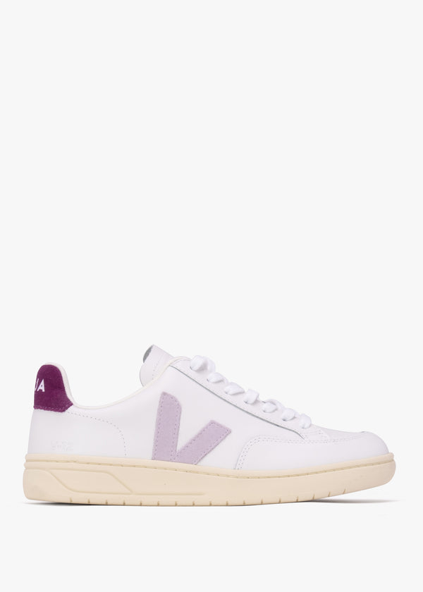 V-12 Leather Extra White Parma Magenta Trainers