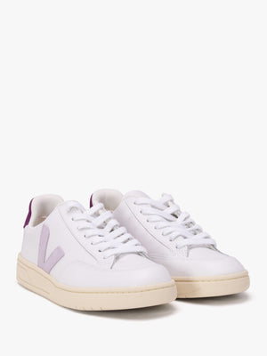 V-12 Leather Extra White Parma Magenta Trainers