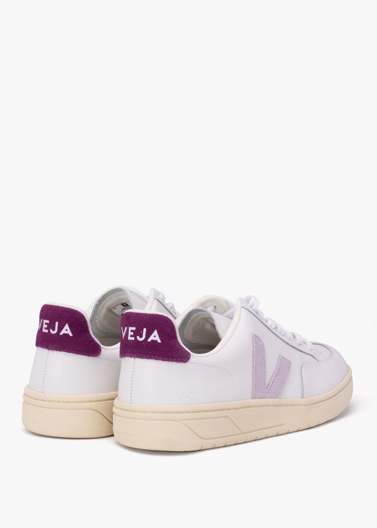 V-12 Leather Extra White Parma Magenta Trainers