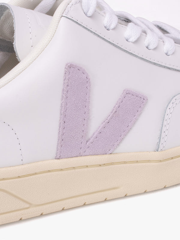 V-12 Leather Extra White Parma Magenta Trainers
