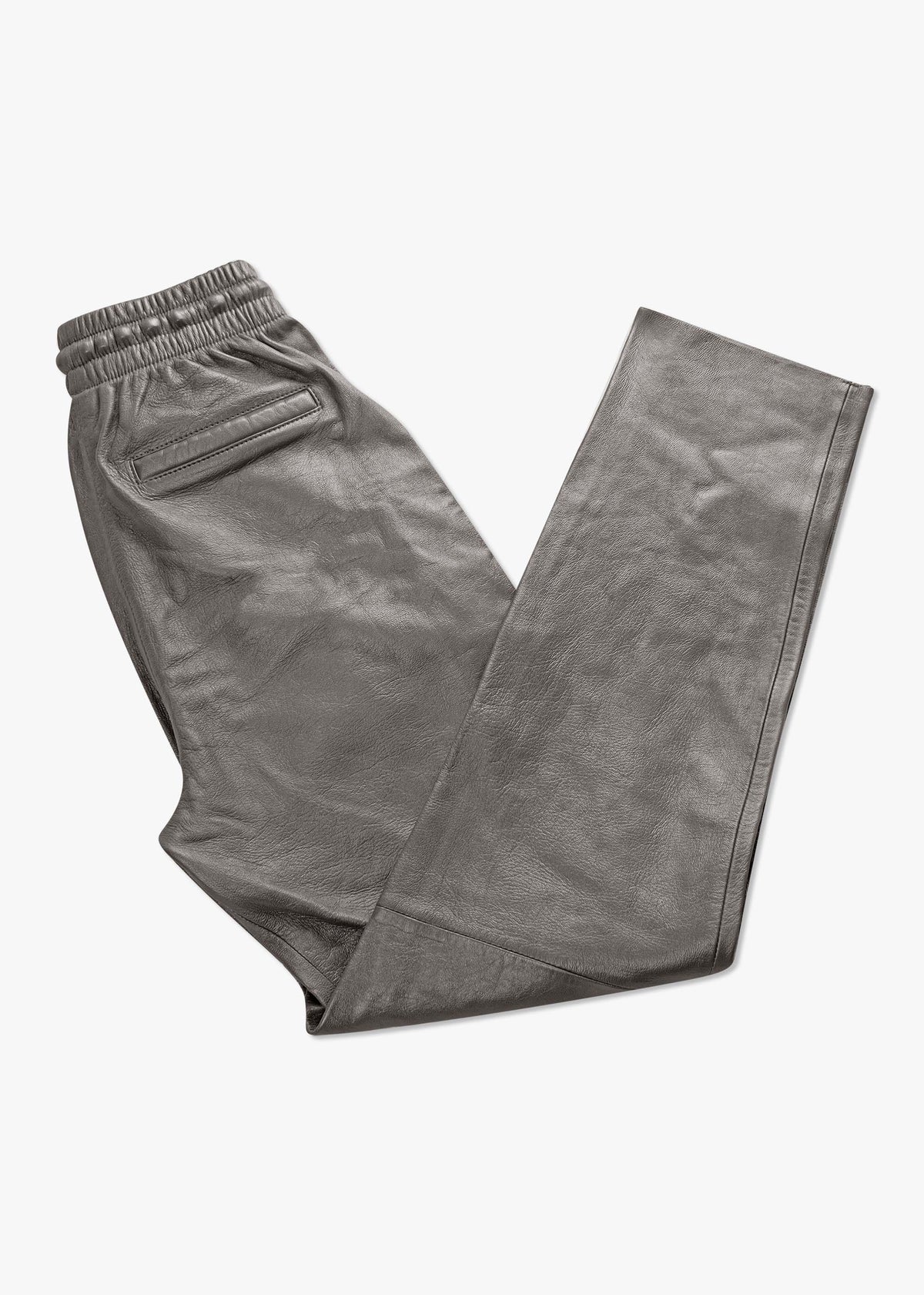 Gift Pewter Leather Drawstring Trousers