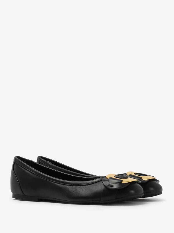 Chany Black Ballet Flats