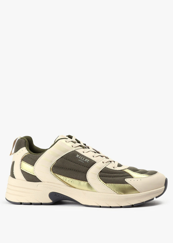 Men's White/Khaki Holloway Trainers