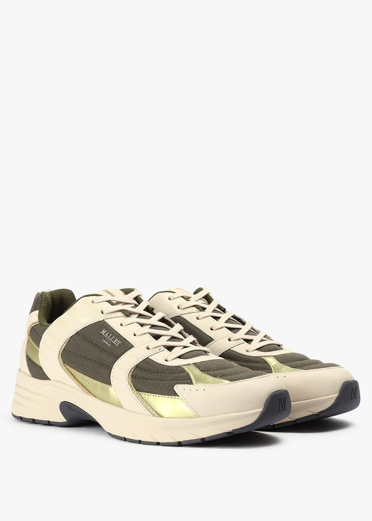Men's White/Khaki Holloway Trainers