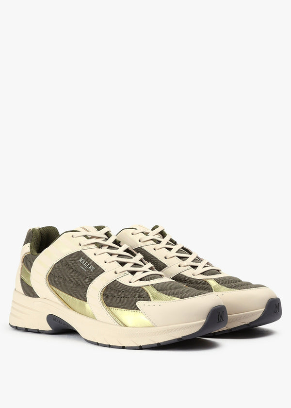Men's White/Khaki Holloway Trainers