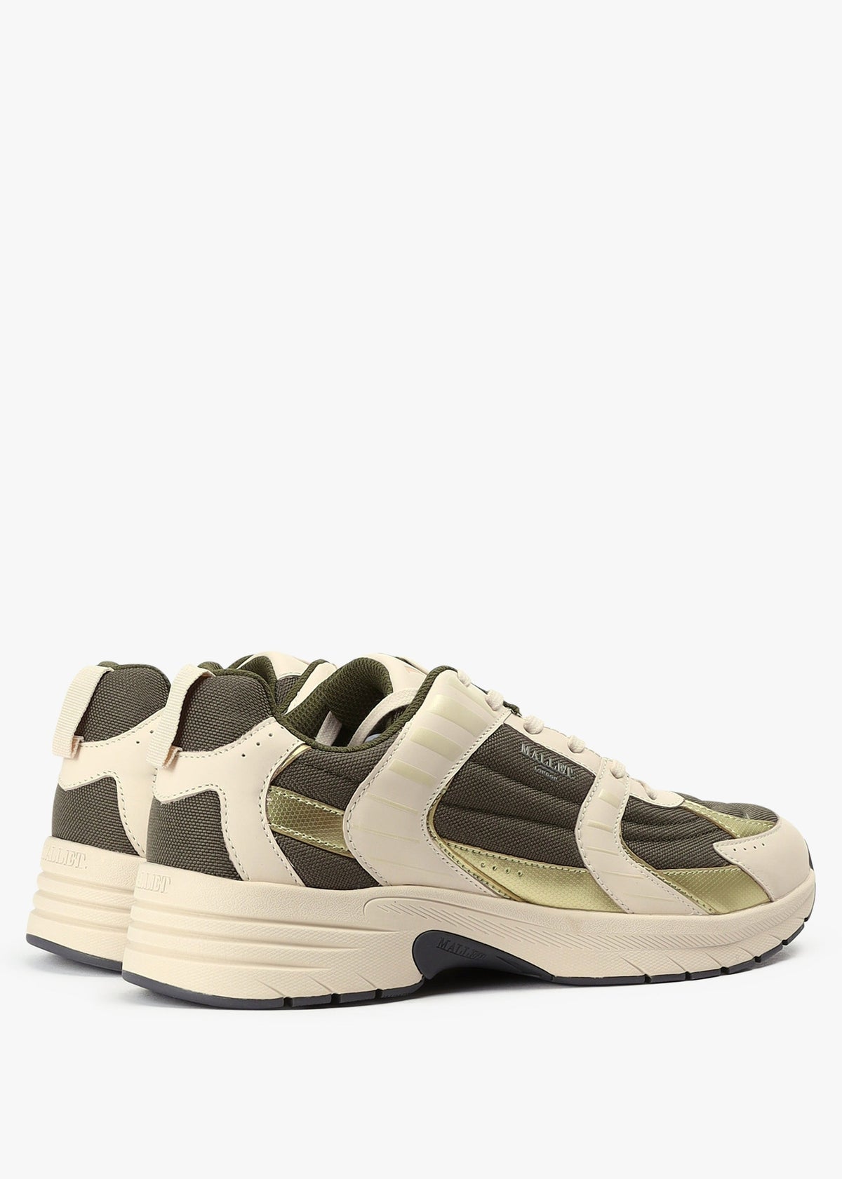 Men's White/Khaki Holloway Trainers