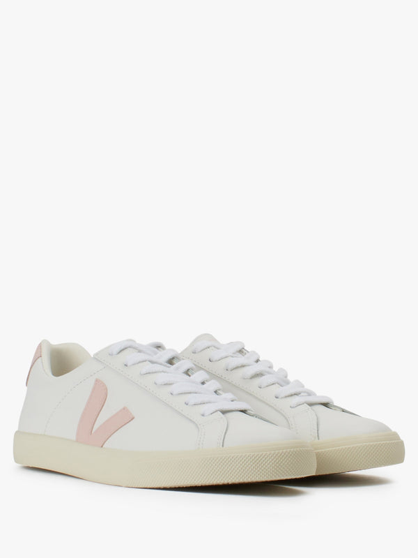 Esplar Logo Leather Extra White Petale Trainers