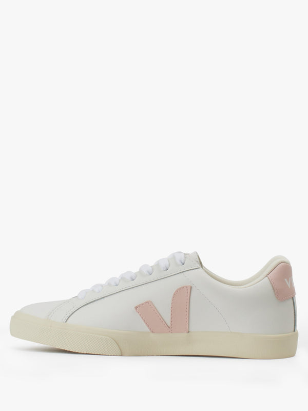 Esplar Logo Leather Extra White Petale Trainers
