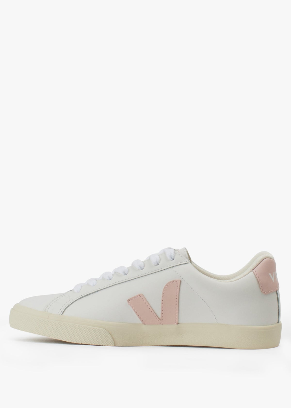 Esplar Logo Leather Extra White Petale Trainers