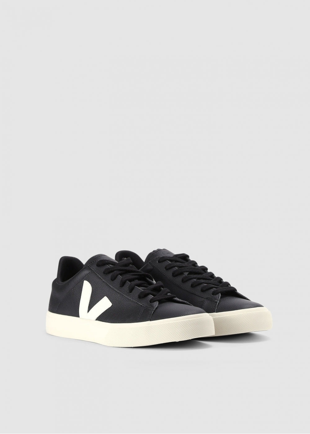 Men's Campo Chromefree Leather Black White Trainers