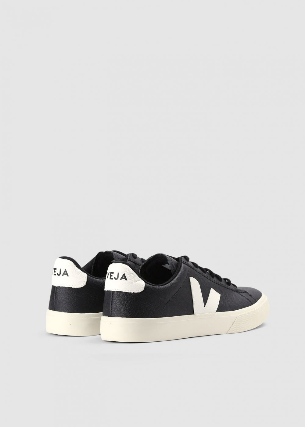 Men's Campo Chromefree Leather Black White Trainers