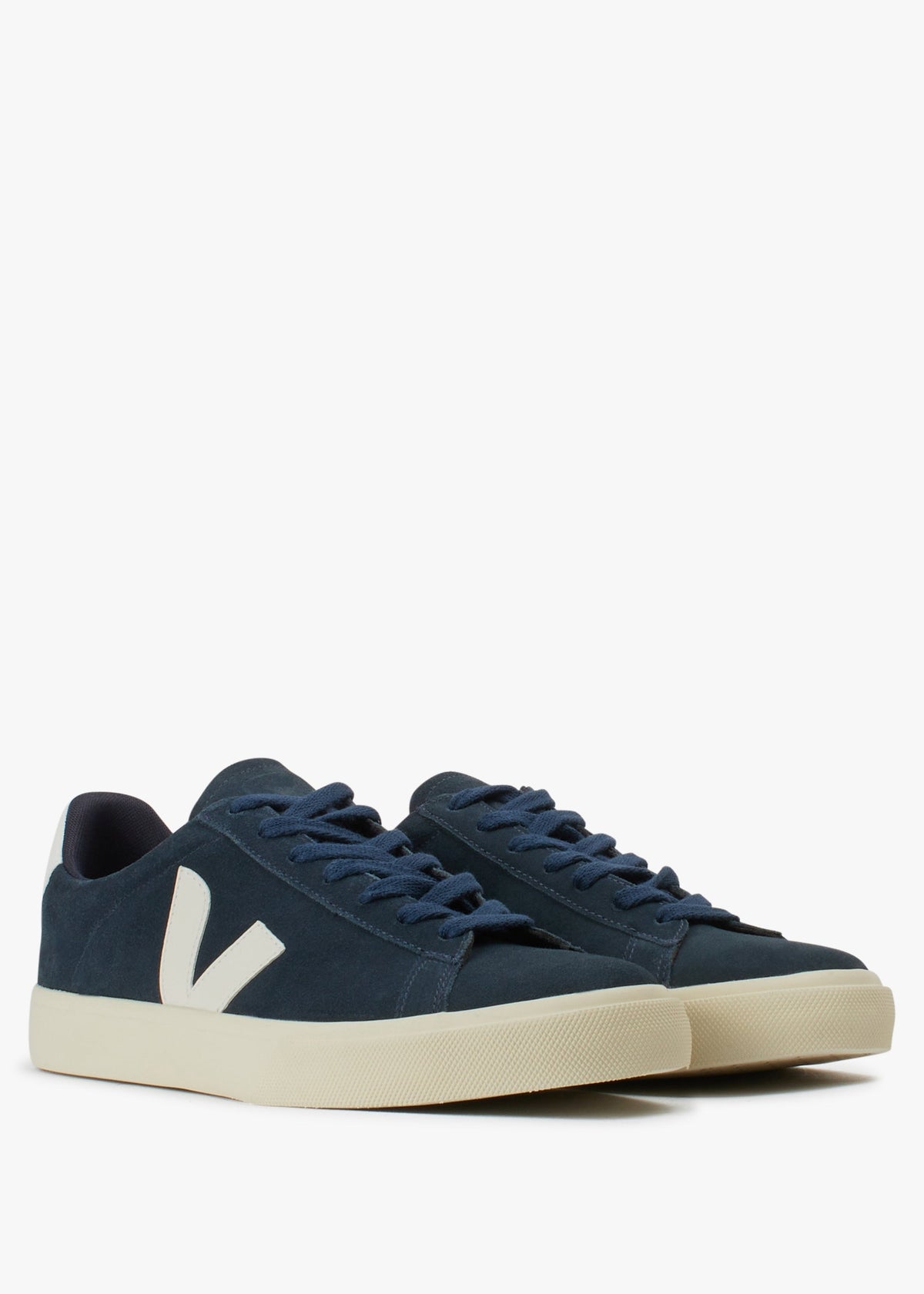 Men's Campo Suede Nautico White Trainers