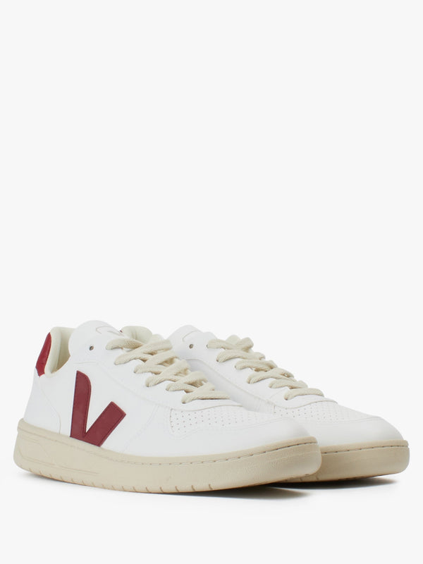 Men's V-10 C.W.L Vegan White Marsala Trainers