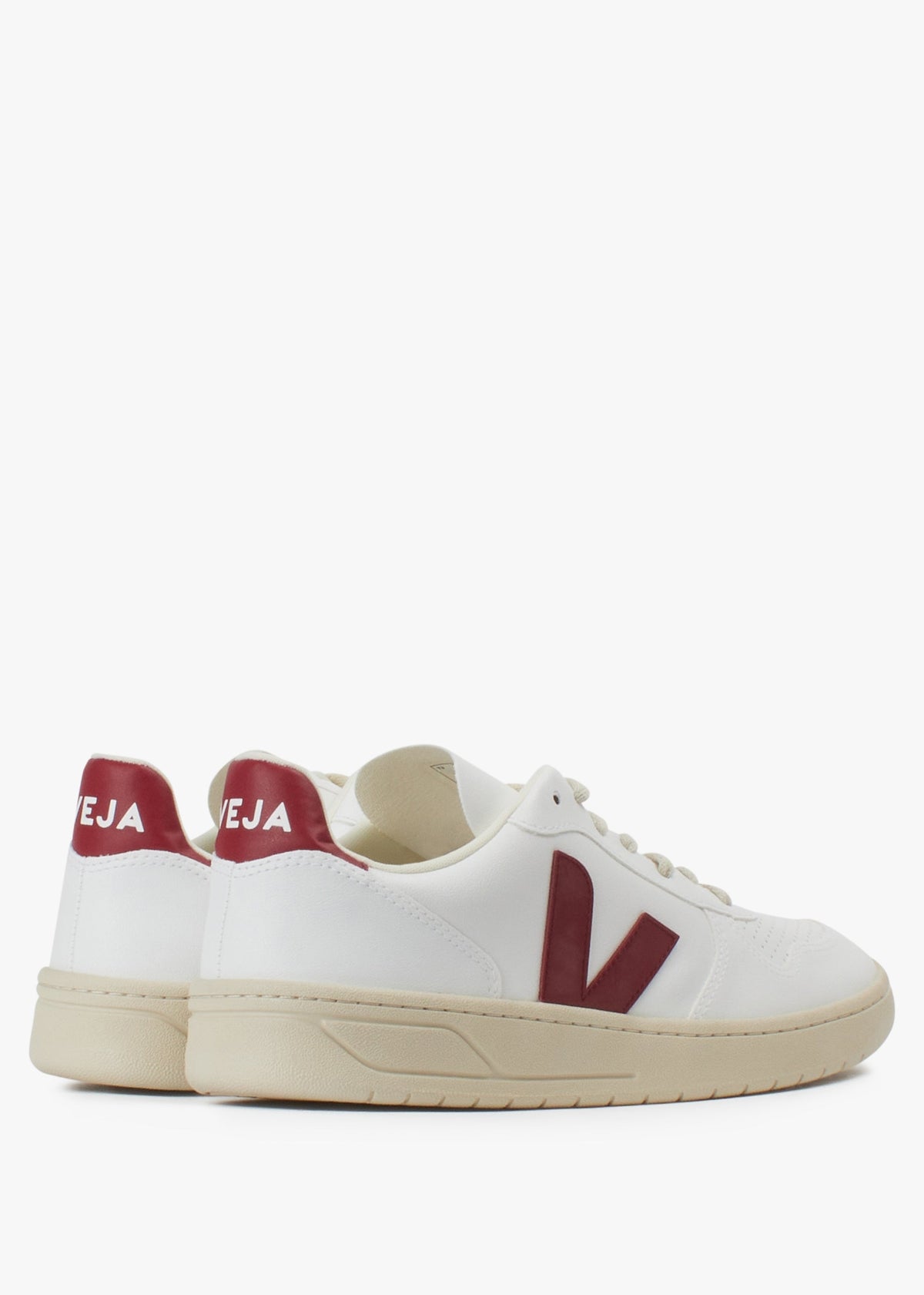 Men's V-10 C.W.L Vegan White Marsala Trainers