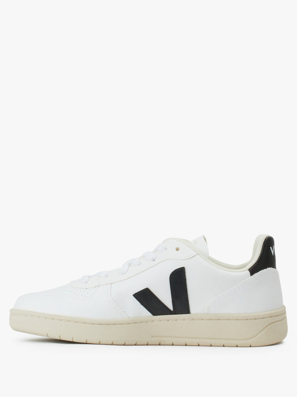 Men's V-10 White Black Trainers