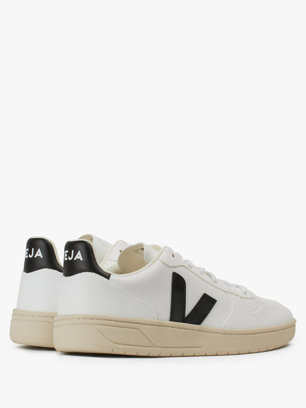 Men's V-10 White Black Trainers
