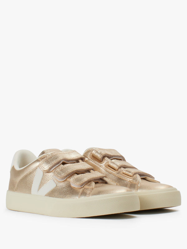 Recife Logo Chromefree Leather Platine White Trainers
