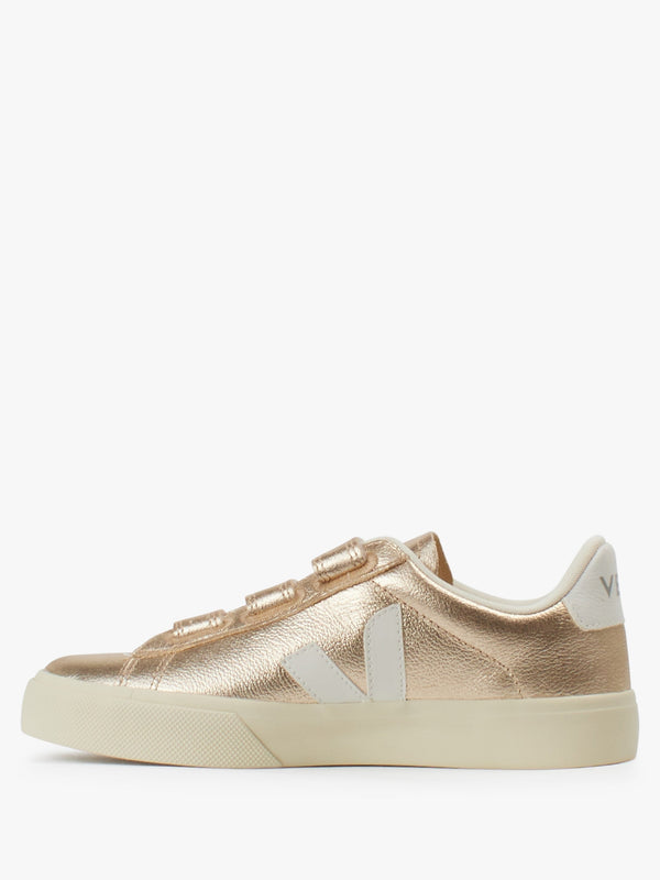 Recife Logo Chromefree Leather Platine White Trainers