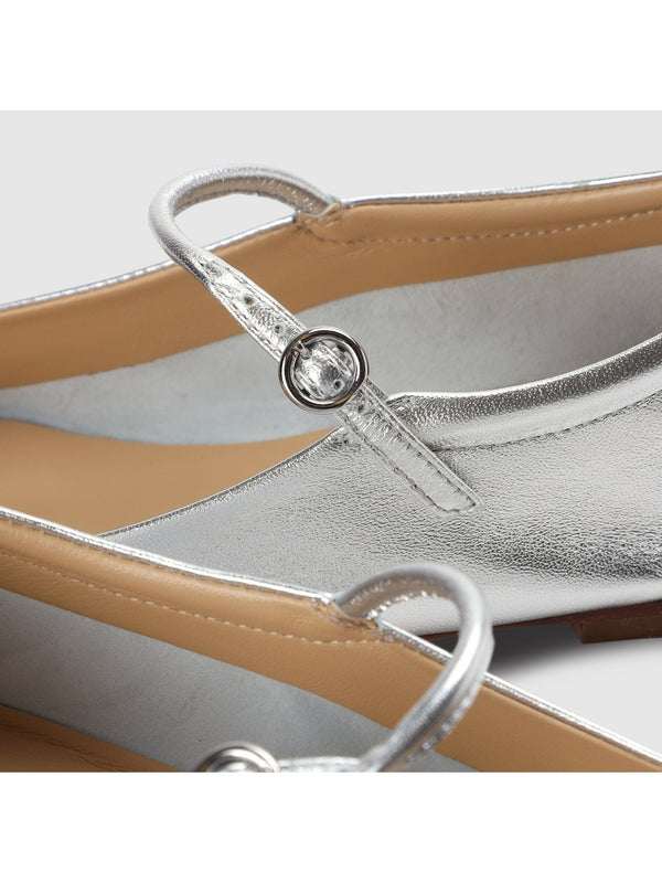 Aeyde Women's Uma Silver Flats