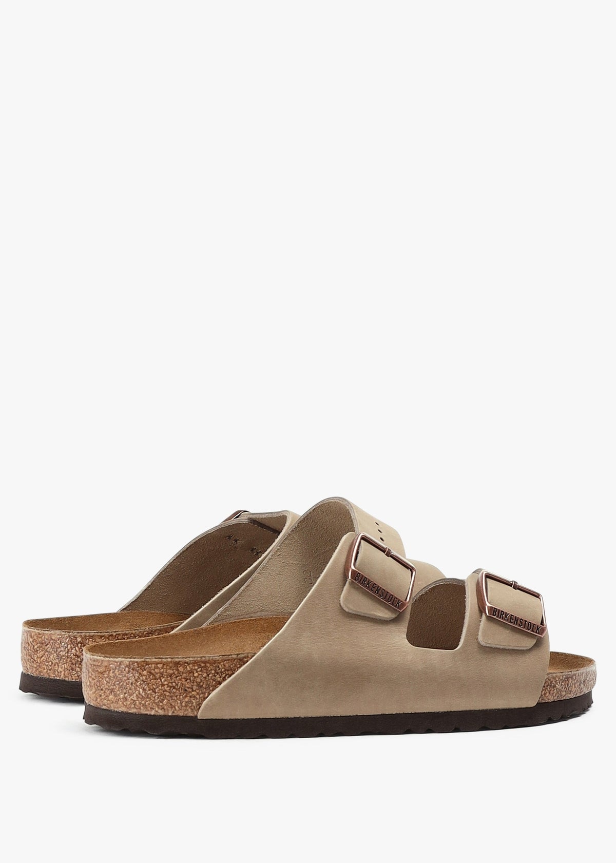Men's Arizona Tabacco Brown Leather Two Bar Mules