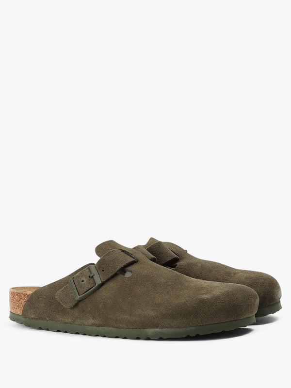 Men's Boston Suede Leather Thyme Clogs