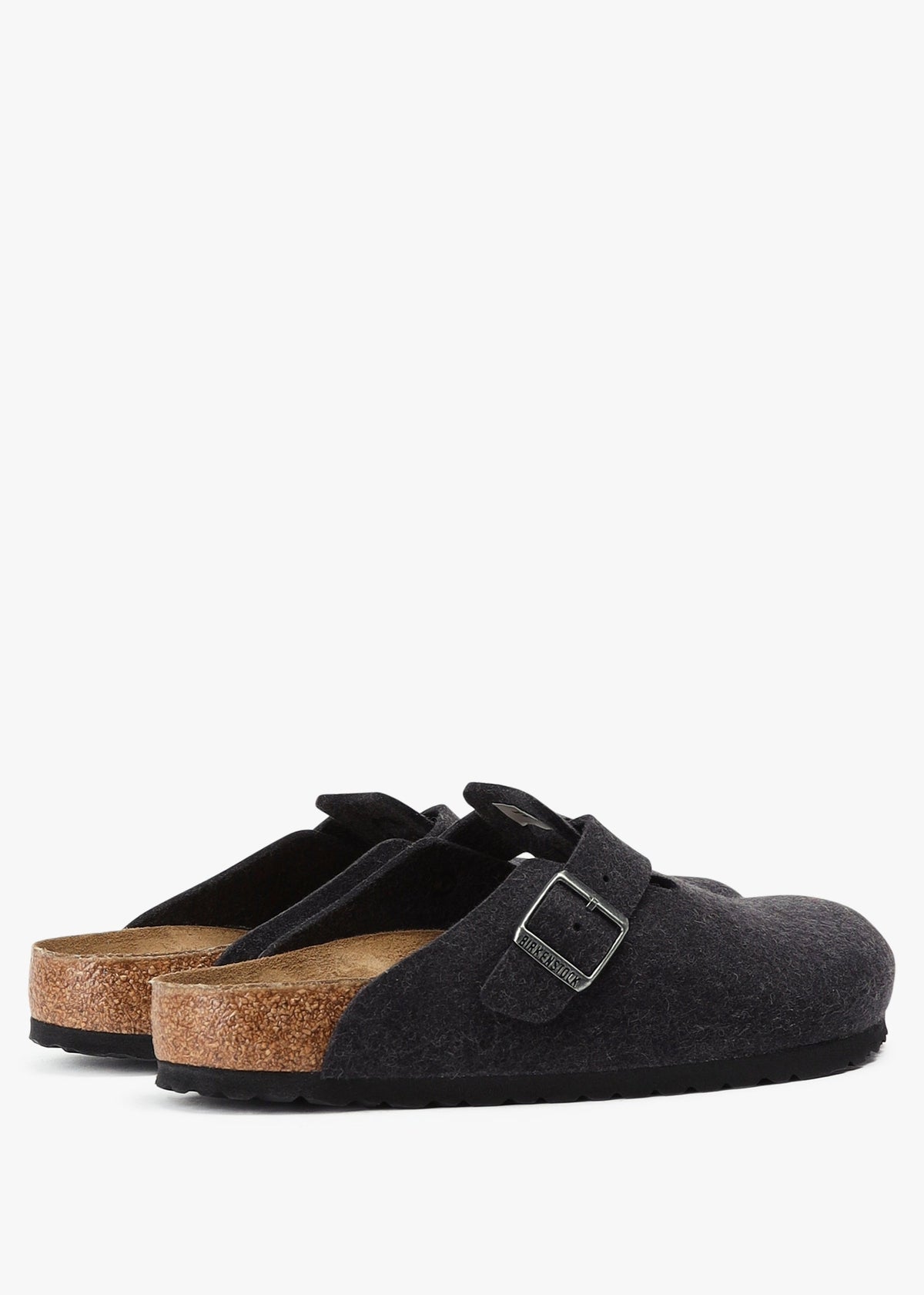 Men's Boston Wool Felt Anthracite Clogs