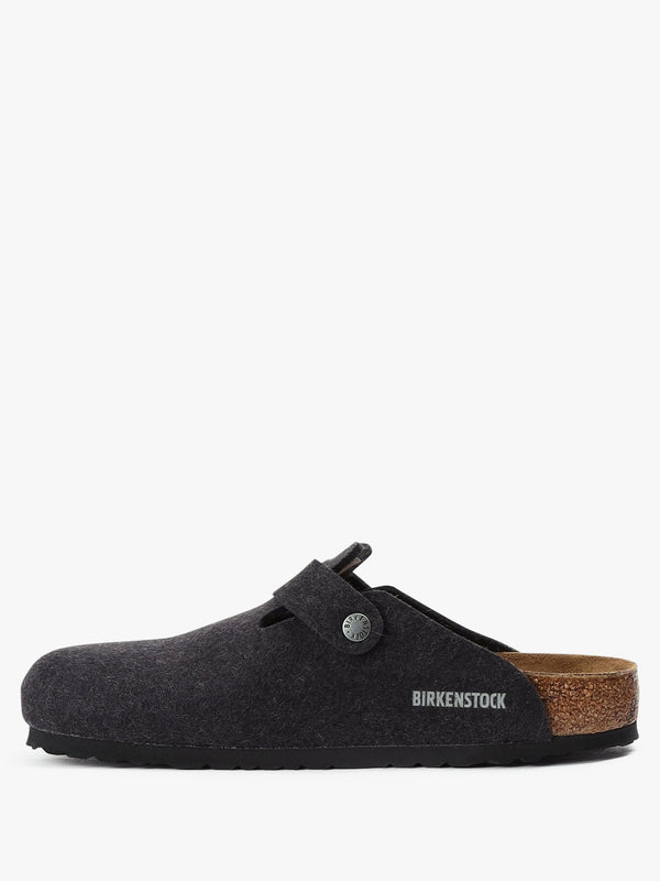 Men's Boston Wool Felt Anthracite Clogs
