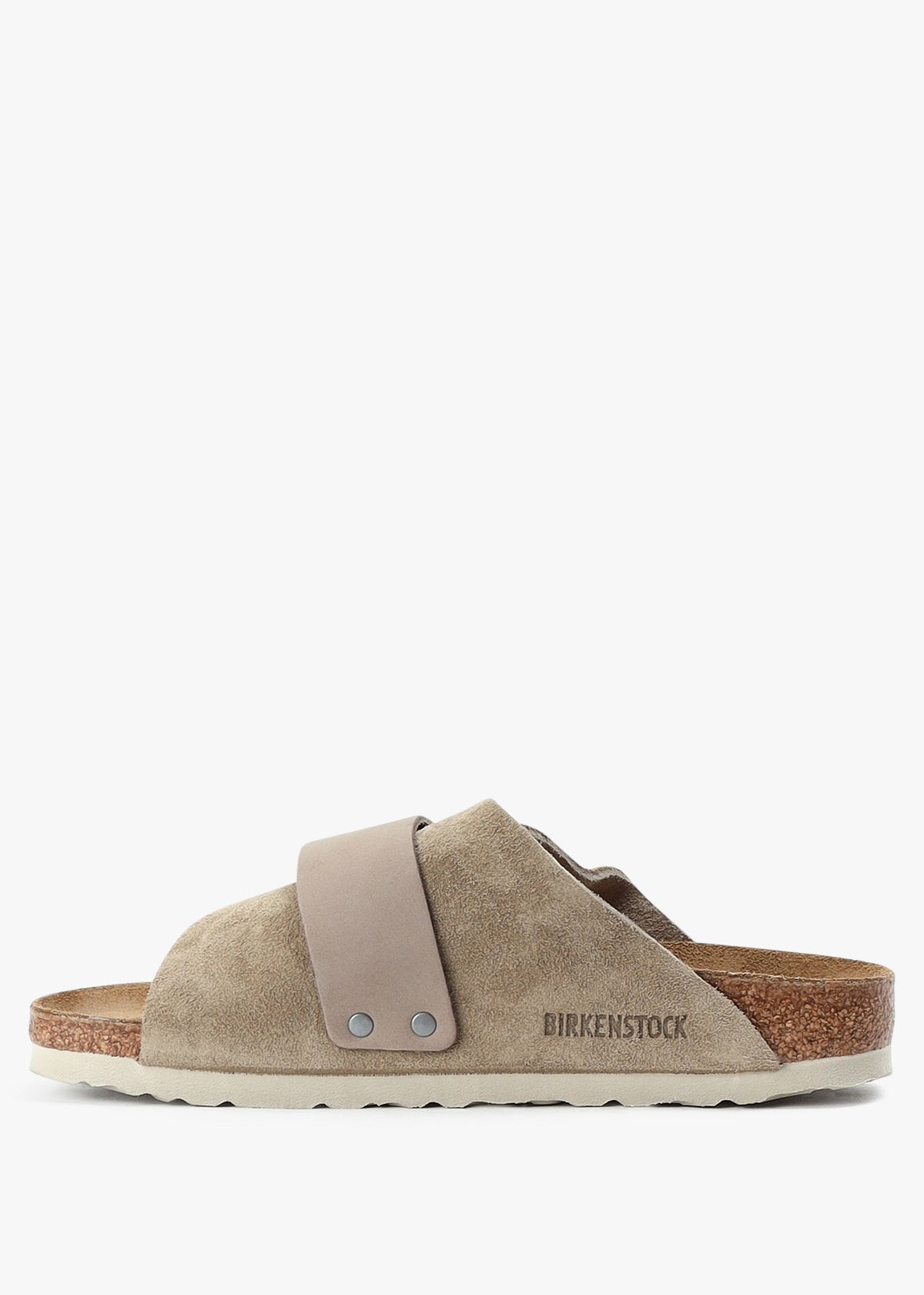 Kyoto Nubuck Suede Taupe Mules