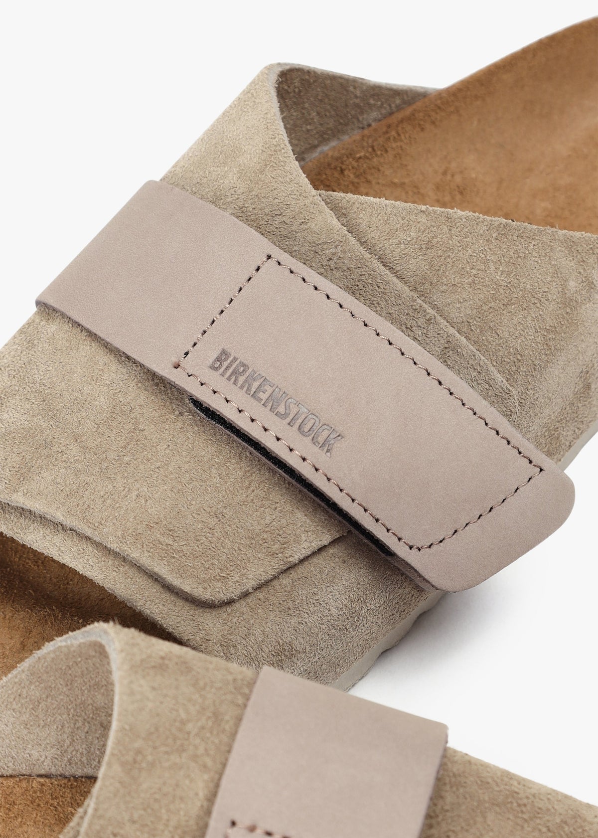 Kyoto Nubuck Suede Taupe Mules