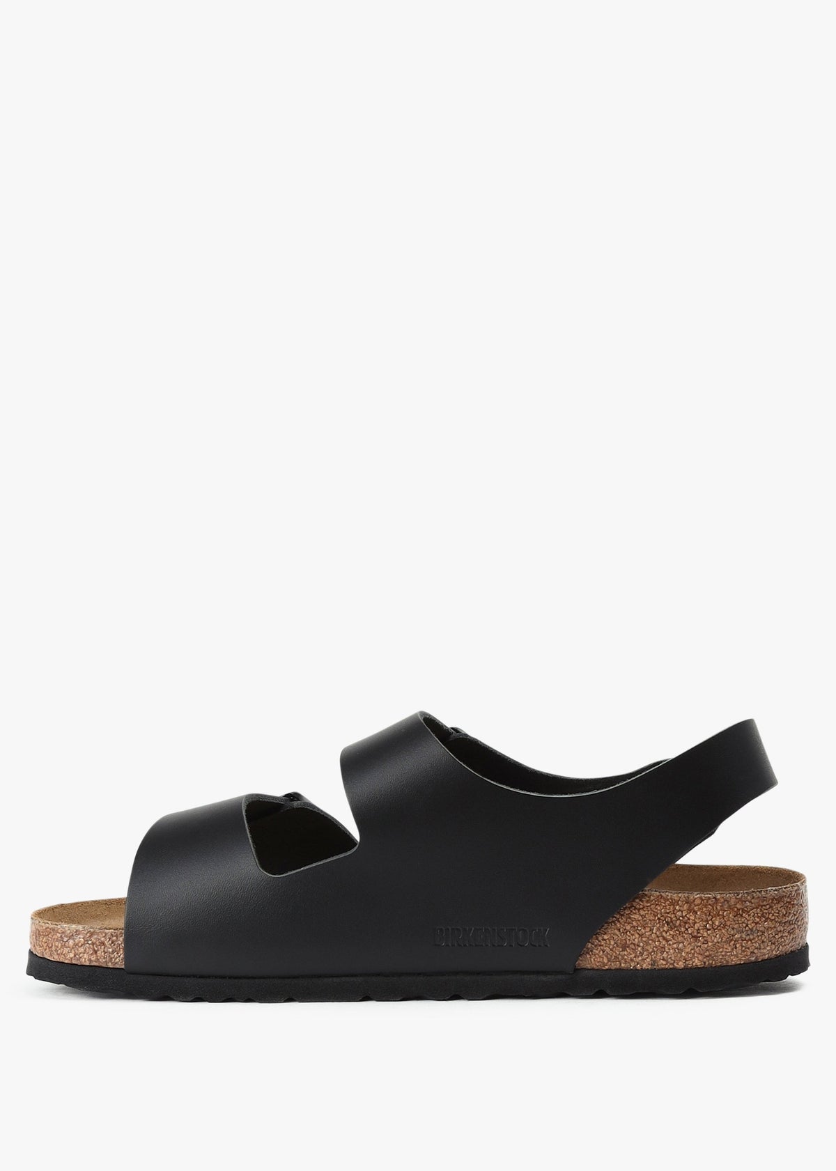 Men's Milano Natural Black Leather Sandals
