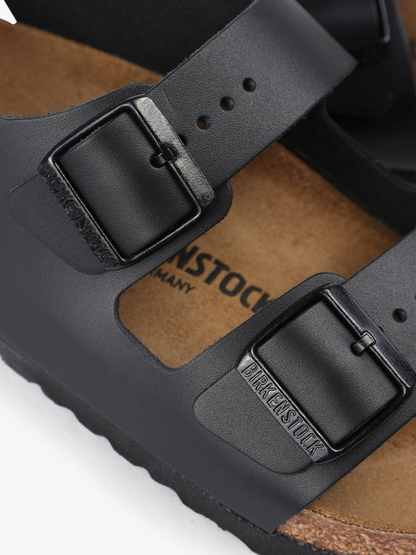 Men's Milano Natural Black Leather Sandals