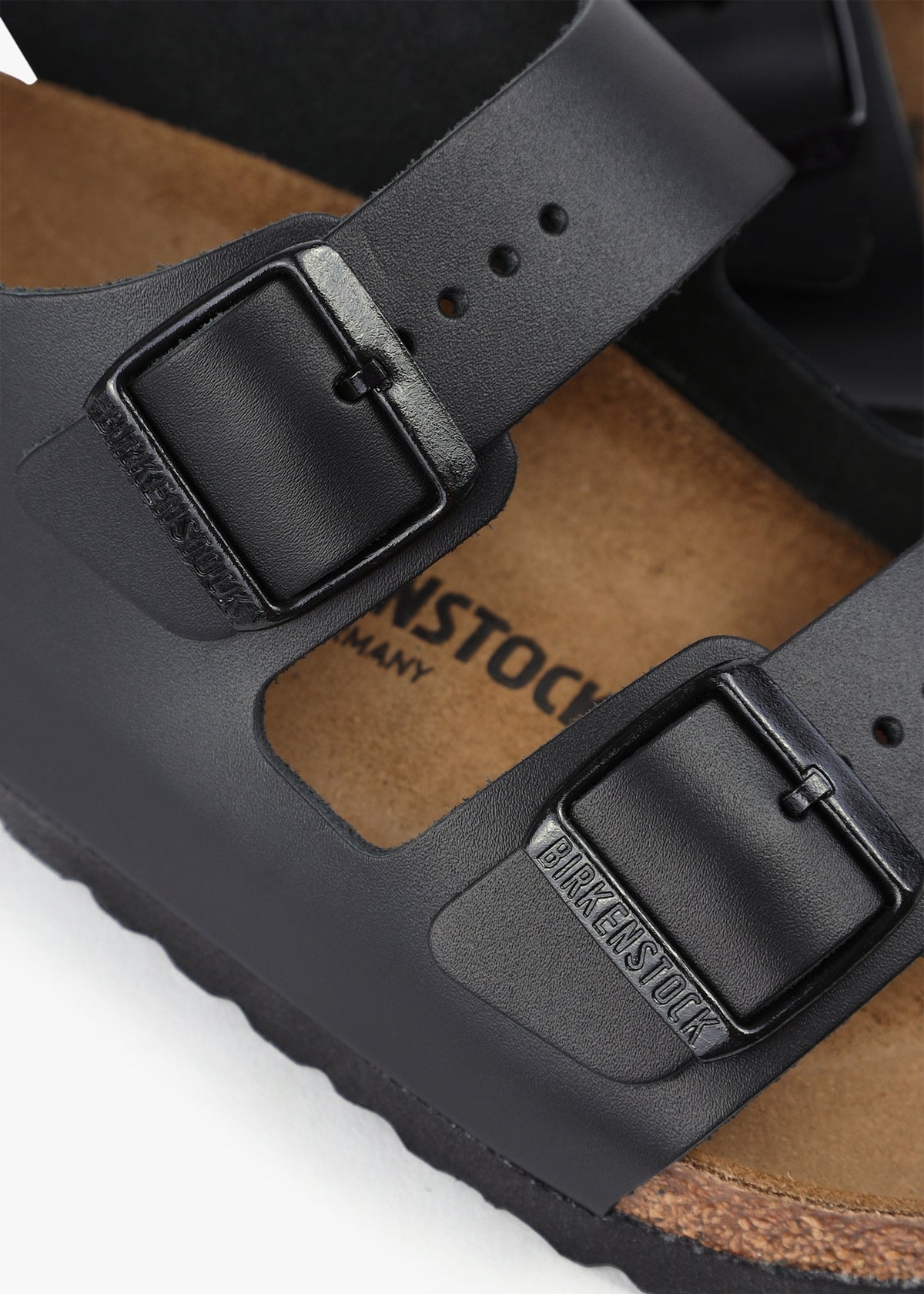 Men's Milano Natural Black Leather Sandals