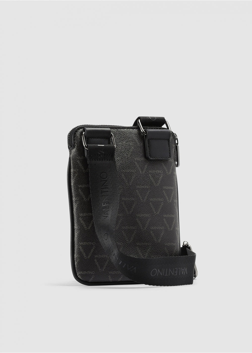 Mens Aron Nero/Militare Crossbody Bag
