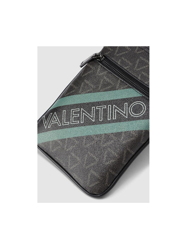 Mens Aron Nero/Militare Crossbody Bag
