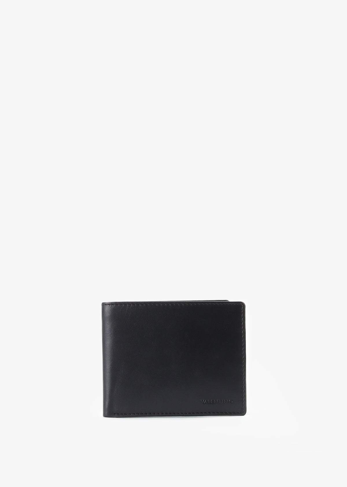 Mens James Black Leather Belt Set