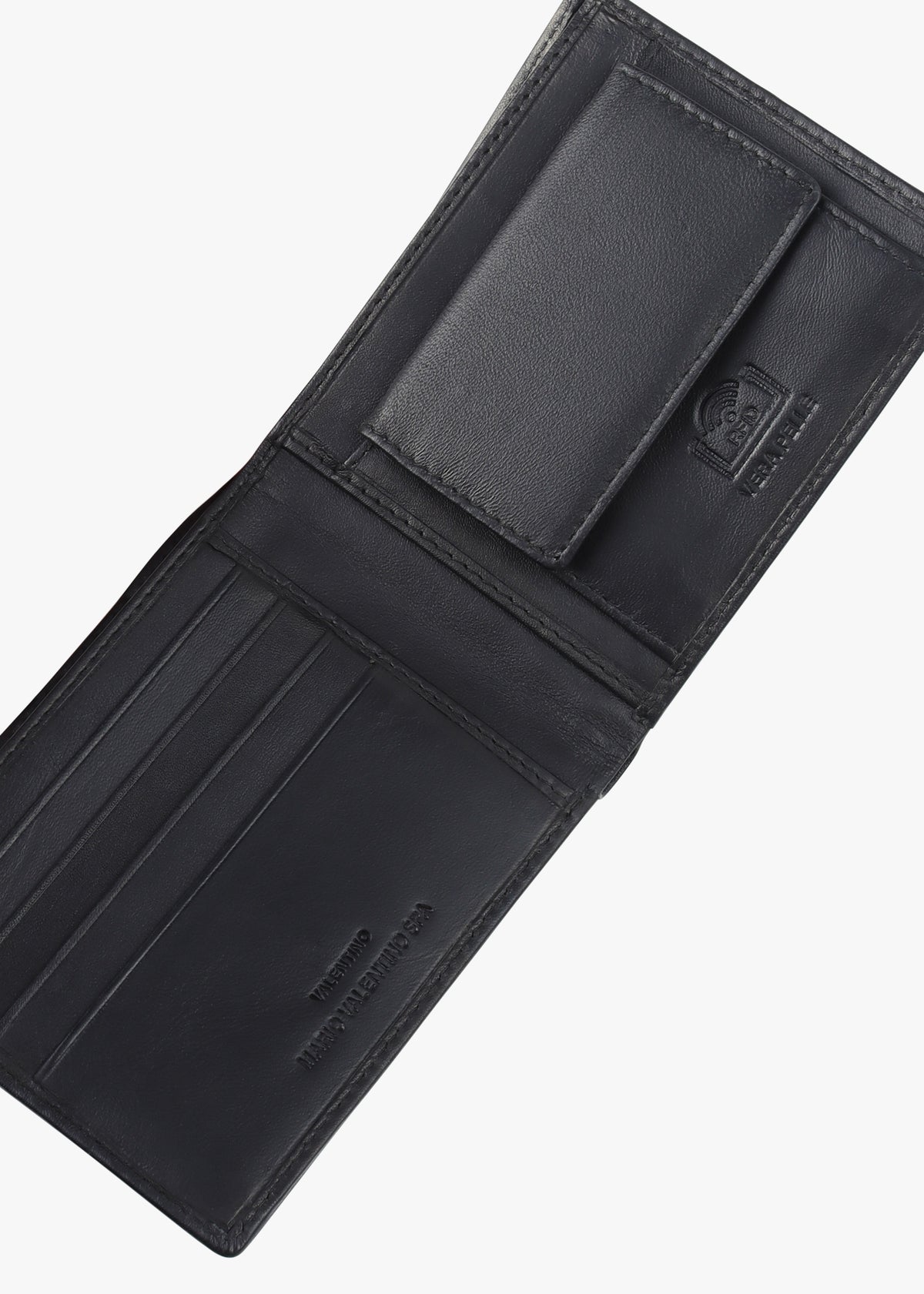 Mens James Black Leather Belt Set