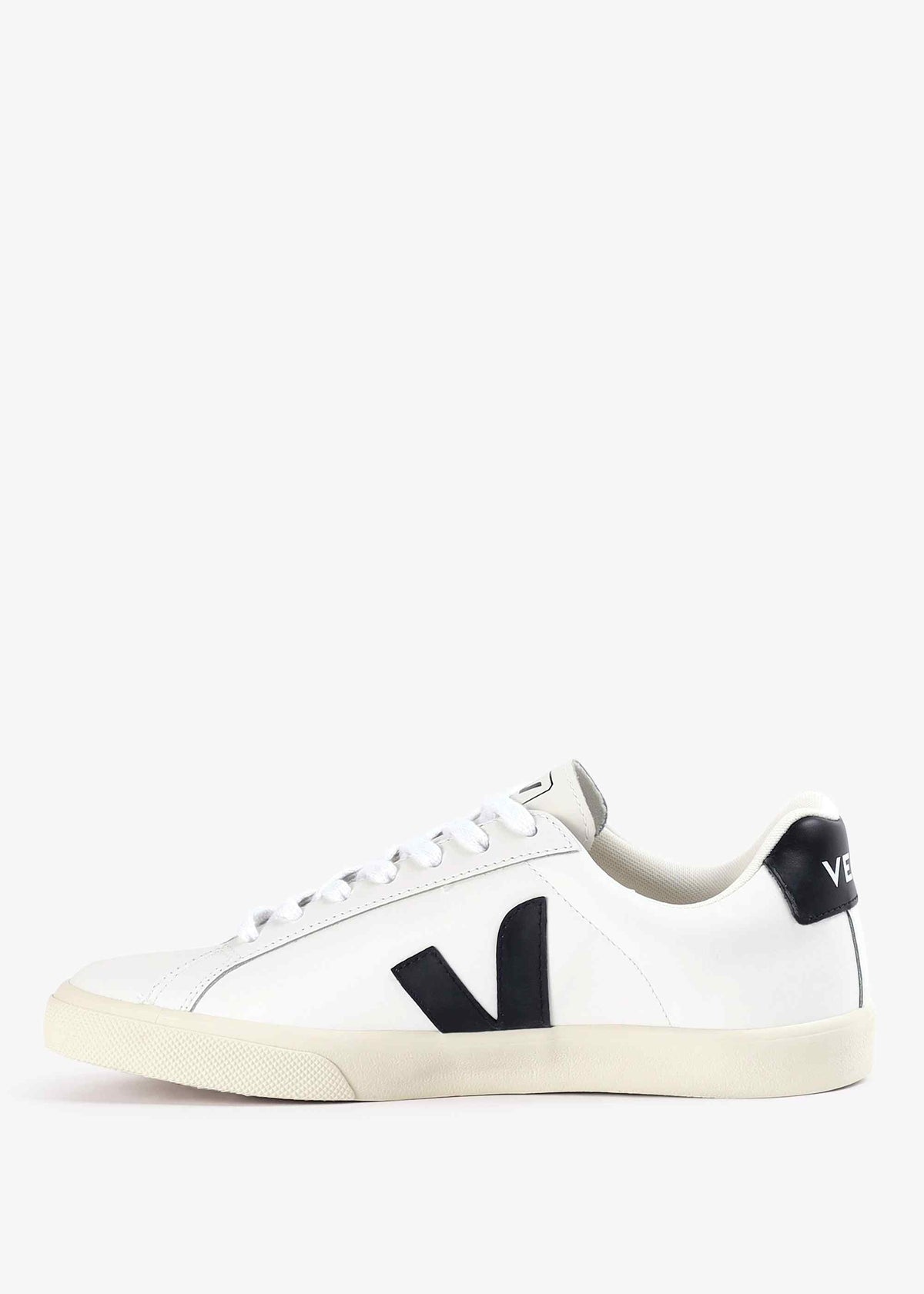 Men’s Esplar Logo Leather White Black Trainers
