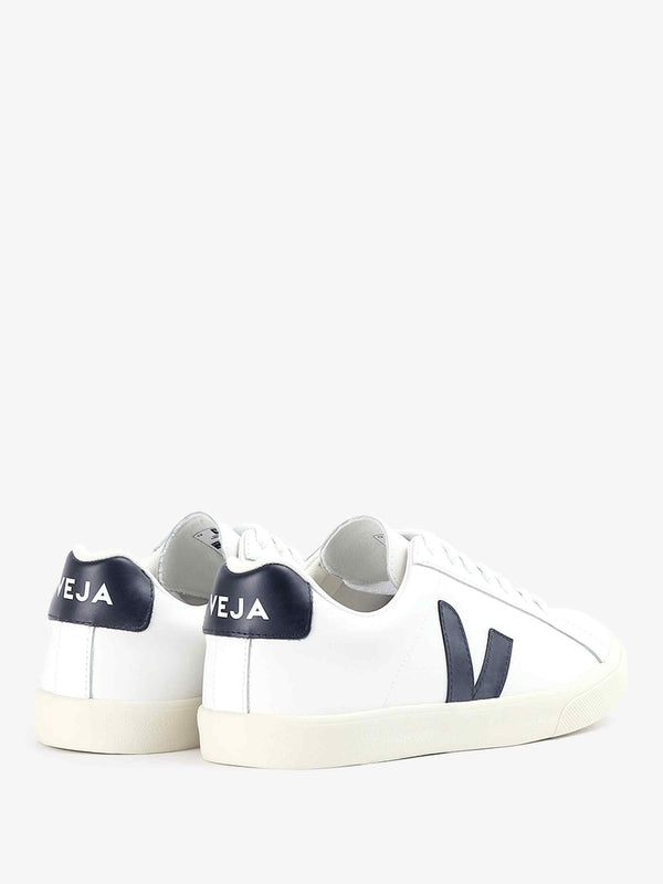 Men’s Esplar Logo Leather White Black Trainers