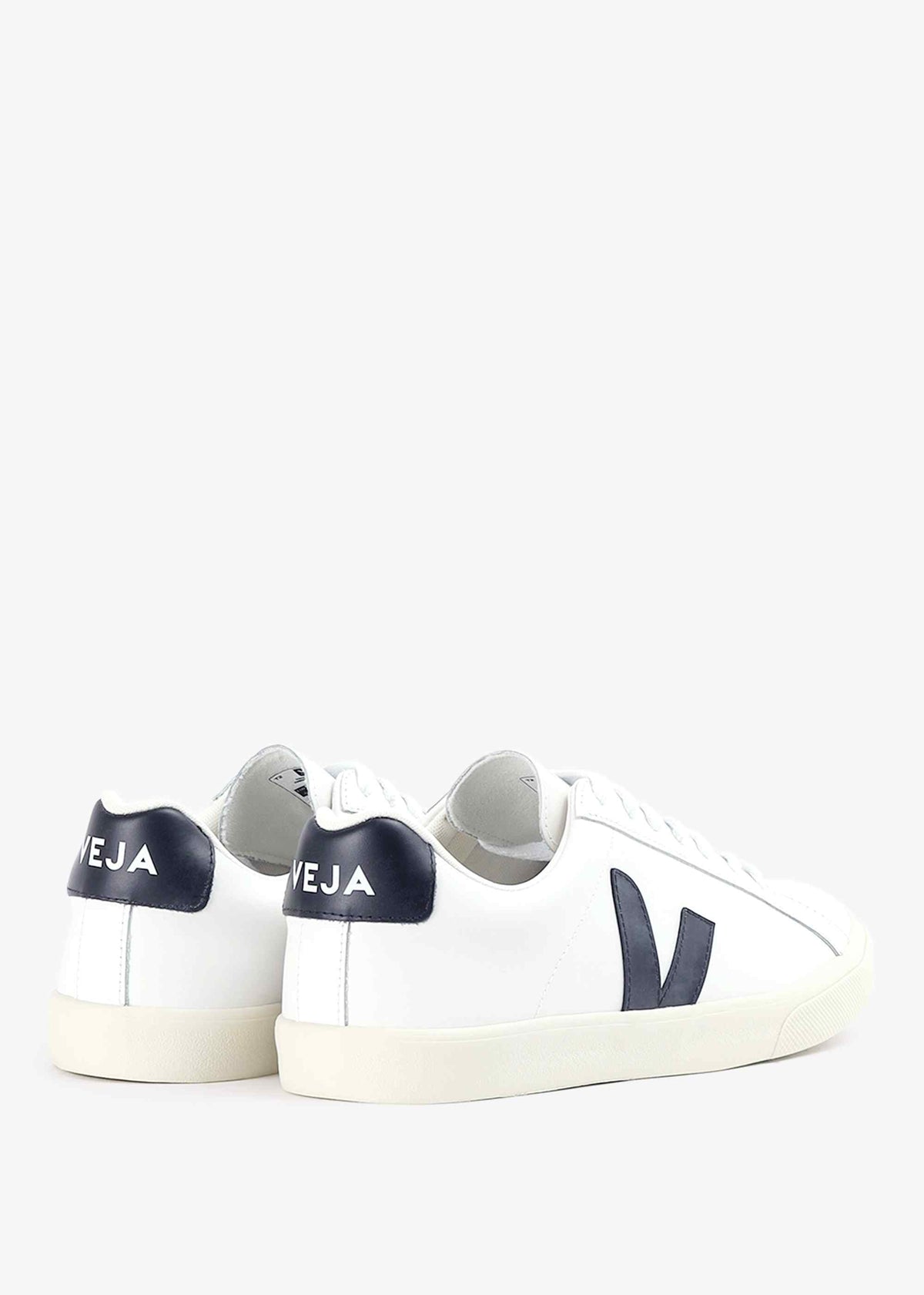 Men’s Esplar Logo Leather White Black Trainers