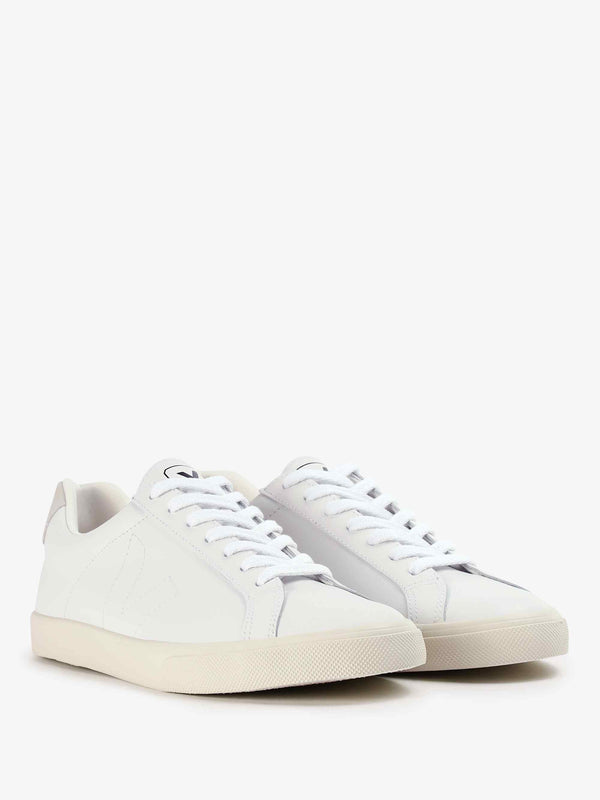 Men’s Esplar Logo Leather White Trainers