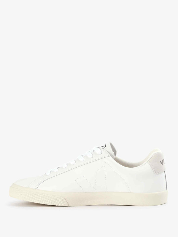 Men’s Esplar Logo Leather White Trainers