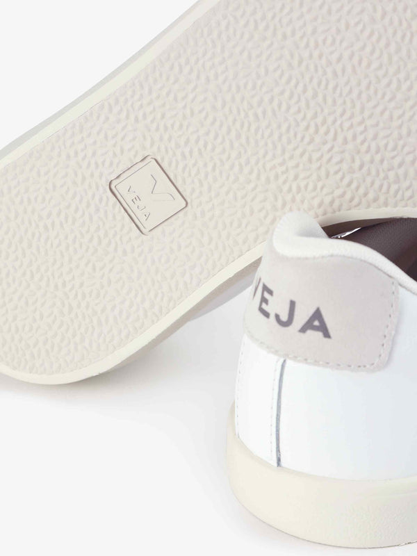 Men’s Esplar Logo Leather White Trainers