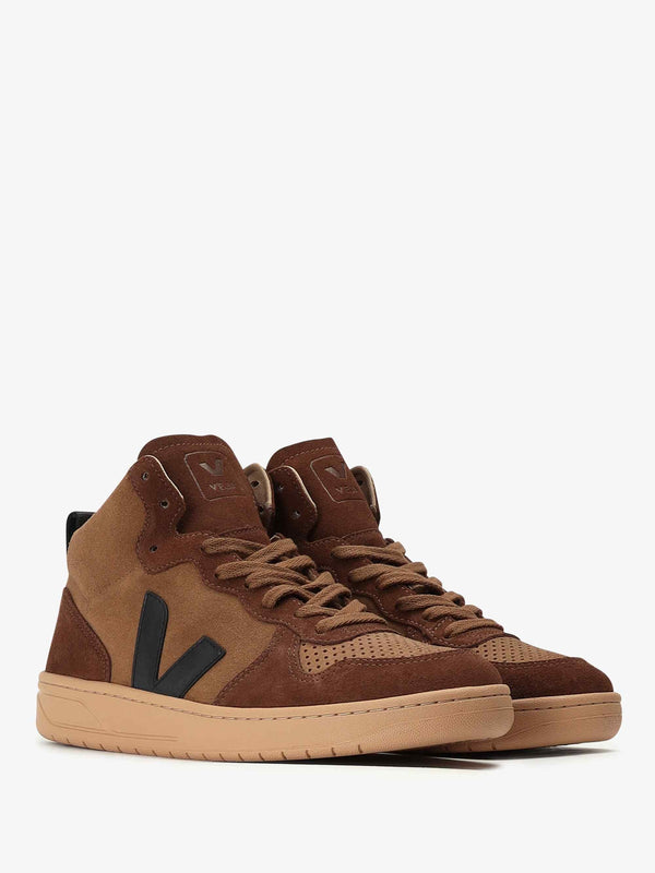 Mens V-15 Trainers In Brown
