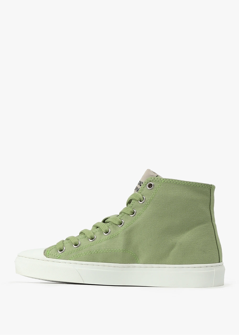 Plimsoll Green High Top Trainers