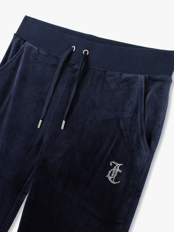 Del Ray Arched Diamante Night Sky Velour Lounge Pants