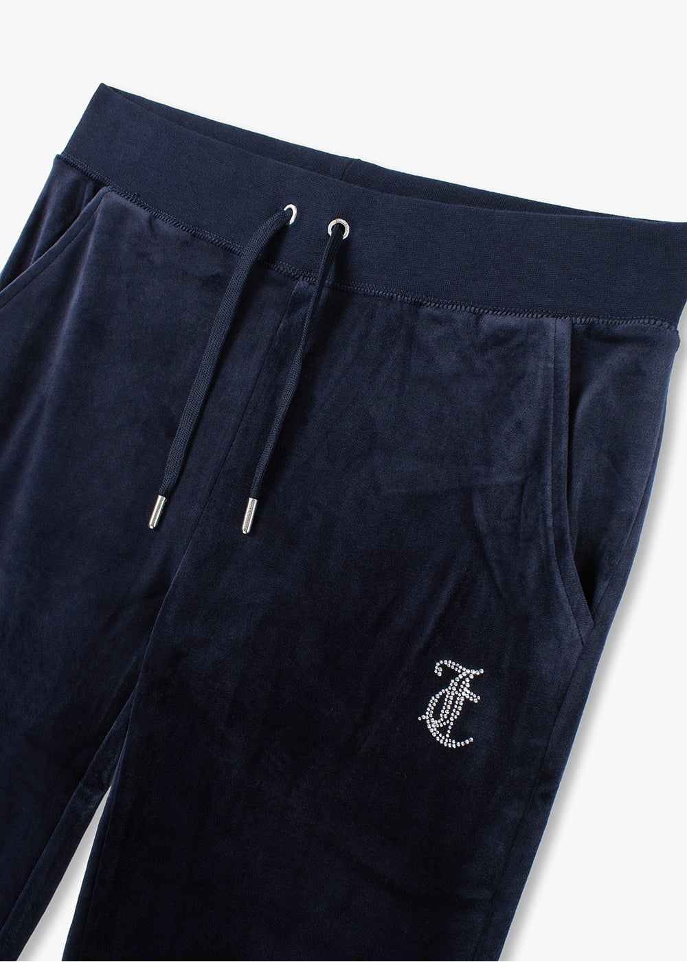 Del Ray Arched Diamante Night Sky Velour Lounge Pants
