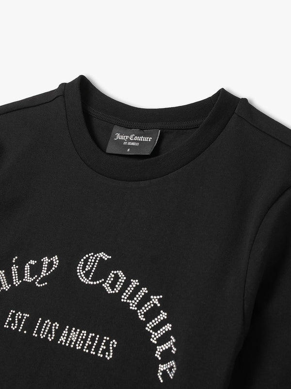 Noah Arched Diamante Cotton T Shirt