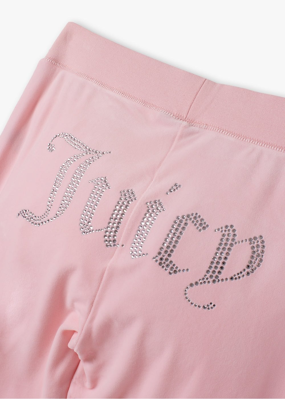 Del Ray Apple Blossom Velour Heart Diamante Lounge Pants